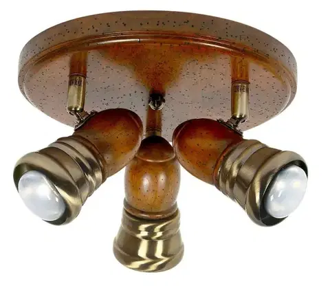 Stropná svetla Stropná lampa Parteo E14 40W drevená