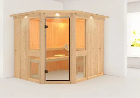 Vnútorné Interiérová fínska sauna AMALIA 3 Lanitplast