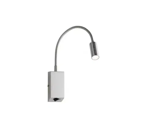 LED osvetlenie Redo 01-1195 - LED Flexibilná lampička HELLO LED/3W/230V chróm 01-1195