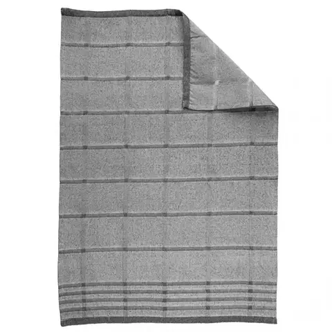 Bytový textil Kuchynská utierka BASIC CHECK 50x70 cm čierna
