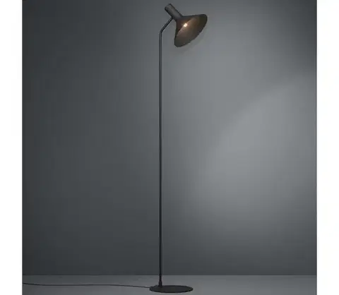Lampy Eglo 390222 - Stojacia lampa MORESCANA 1xE27/28W/230V čierna 390222