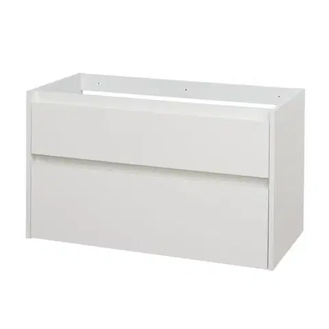 Kúpeľňový nábytok Mereo Opto, kúpeľňová skrinka 100 cm, biela CN912SN