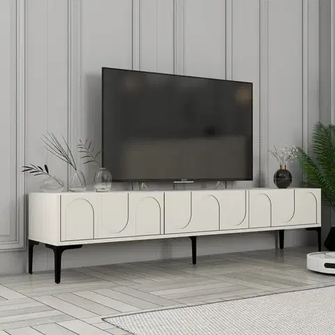 TV stolíky TV stolík Lyon 42 - Cream, Black