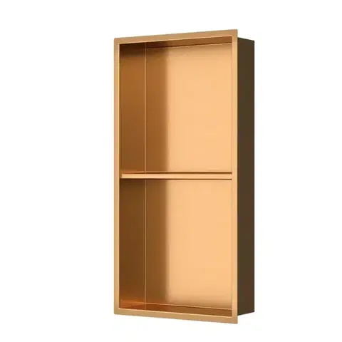 Regály a poličky Vstavaná polička SAT Aurum ružovozlatá 33x63 cm SATAURN6030SBRG SATAURN6030SBRG