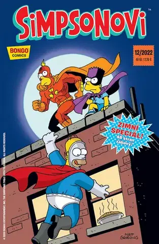 Komiksy Simpsonovi 12/2022 - neuvedený,Filip Škába