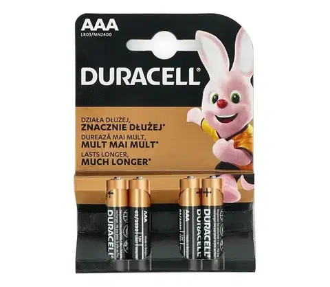 Batérie primárne Duracell Basic AAA 4ks 10PP100005