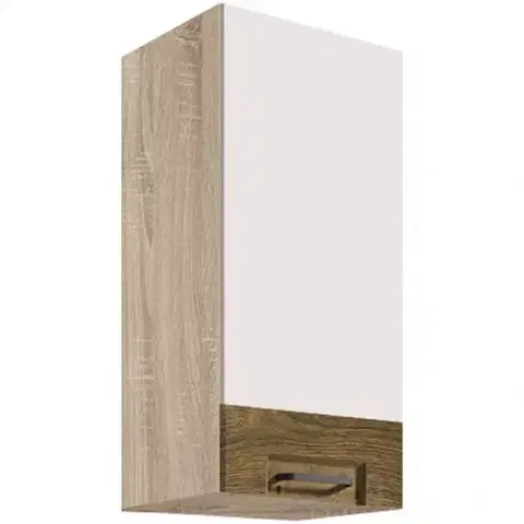 Kuchynské skrinky visiace Skrinka do kuchyne Favorit 30g Sonoma/White+Ribbeck