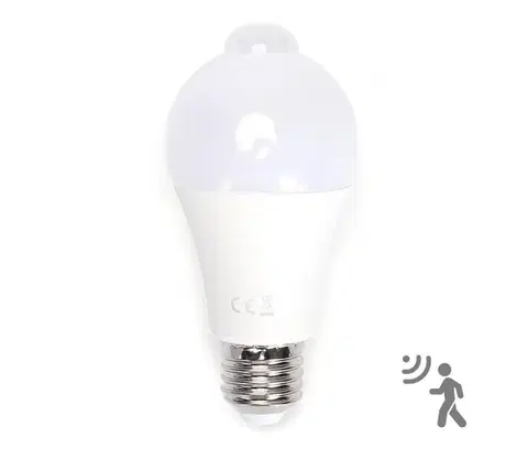LED osvetlenie  B.V. LED Žiarovka so senzorom pohybu a súmraku A60 E27/12W/230V 6500K -  B10105JCO