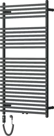 Radiátory do kúpeľne MEXEN/S - Sol radiátor + vykurovacia tyč 1200 x 600 mm, 900 W, antracit W125-1200-600-2900-66