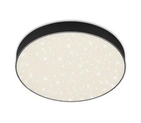 Svietidlá Briloner 7074-415 - LED Stropné svietidlo STAR SKY LED/21W/230V pr. 28 cm čierna 7074-415