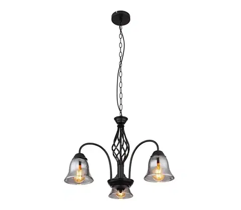 Svietidlá Globo 60298-3H - Luster na reťazi GONNY 3xE27/60W/230V 60298-3H