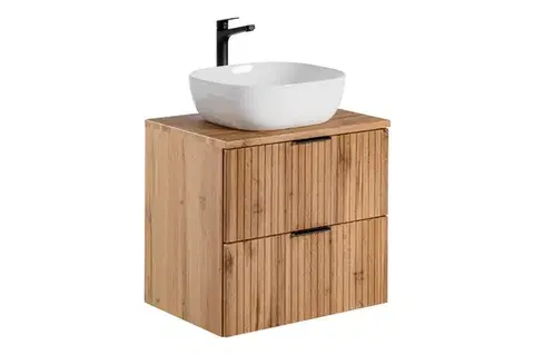 Skrinky s umývadlom ArtCom Kúpeľňová skrinka s umývadlom a doskou ADEL Oak DU60/1 | 60 cm