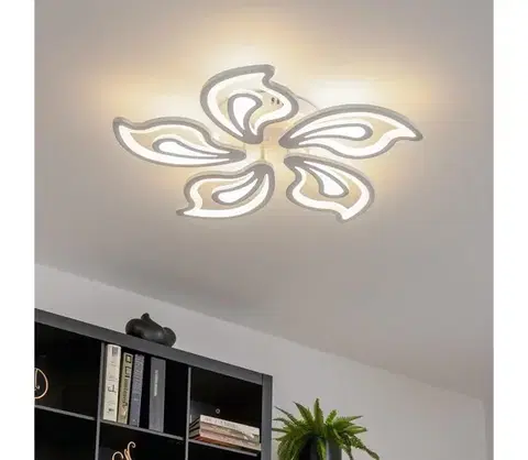 Svietidlá BRILAGI - LED Stmievateľný prisadený luster TWIST LED/125W/230V 3000-6500K + DO BG-J3316/W