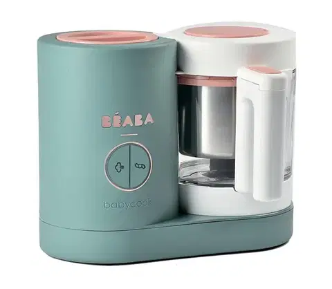 Kuchynské potreby Beaba - Parný varič 2v1 BABYCOOK NEO zelená/biela 912732BB