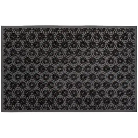 Koberce Rohožka  Pin Mat 58x36,5 cm kolieska čierna
