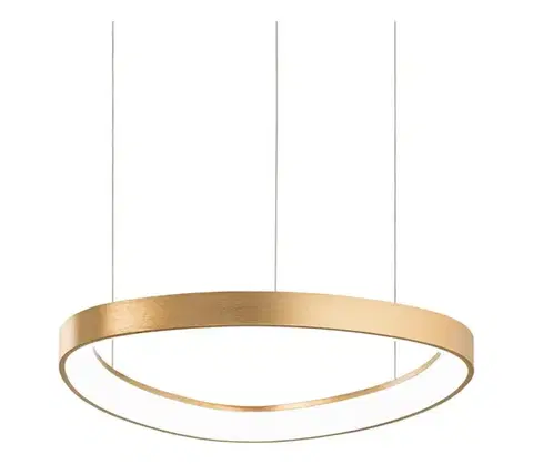 Svietidlá Ideal Lux - LED luster na lanku GEMINI LED/36W/230V 2700K pr. 42,5 cm CRI 90 mosadz 341545