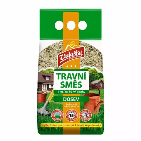 Záhrada VALAŠKA - Trávna zmes dosev  1 kg