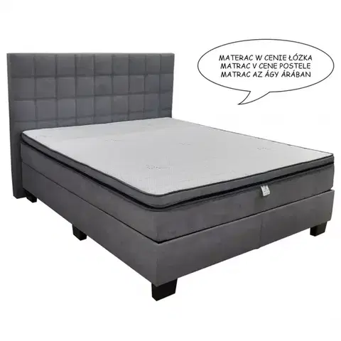 Dvojlôžkové postele Posteľ B0074-16 KPL 160x200
