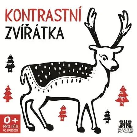 Leporelá, krabičky, puzzle knihy Kontrastní zvířátka - Bohdan Lukáš