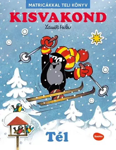 Nalepovačky, vystrihovačky, skladačky KISVAKOND & TÉL - Matricákkal teli könyv - Ema Potužníková,Zdeněk Miler