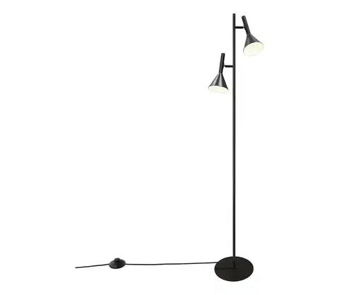 Lampy Nordlux - Stojacia lampa KELVIS 2xGU10/12W/230V čierna 2612784003