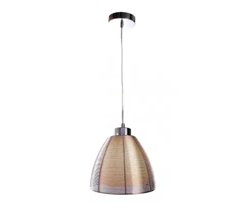 Svietidlá Deko-Light 342025 - Luster na lanku FILO 1xE27/60W/230V pr. 19 cm strieborná 342025