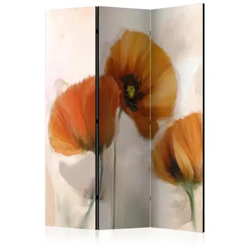 Paravány Paraván poppies - vintage Dekorhome
