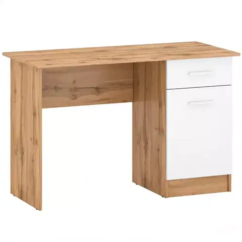 Moderné kancelárske stoly Písací stôl Stil 2 votan/biely