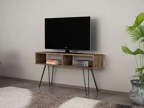 TV stolíky ALINA úzky TV stolík, orech