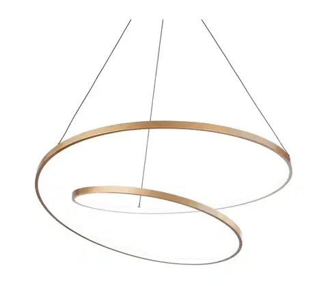 Svietidlá Ideal Lux - LED Luster na lanku OZ LED/52W/230V pr. 80 cm CRI 90 zlatá 269467