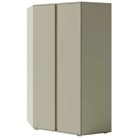 Šatníkové skrine Skriňa Rohova Luca LC2 2D eukalyptus/dub baltic