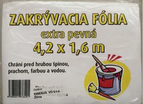 Potravinárske fólie Kinekus Zakrývacia fólia, 4,2x1,6m, pevná