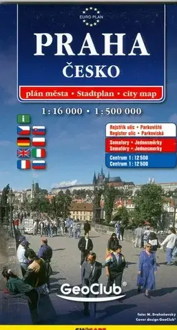 Do auta Česko Praha automapa 1:500 000 - Kolektív autorov