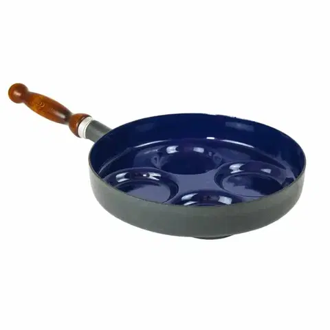 Panvice Sfinx Smaltovaný lievanečník s dreveným držadlom BSE, 24 cm
