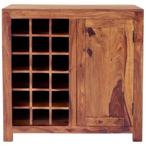 Barové stolíky Barová skriňa 90x90x45 Kali indický masív palisander
