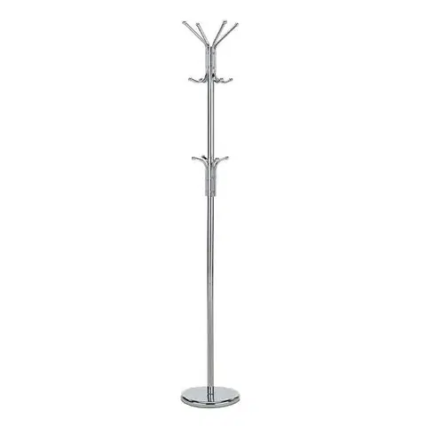 Nemý sluha Kovový vešiak Viborg chróm, 180 cm