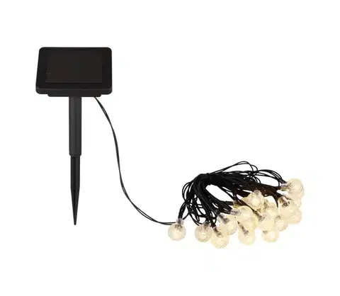 LED osvetlenie Globo 36802-20 - LED Solárna reťaz 20xLED/0,06W/3,2V 285 cm IP44 36802-20