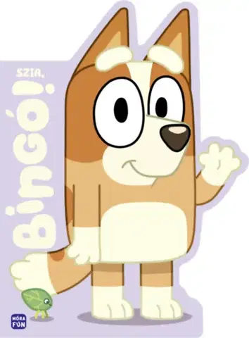 Leporelá, krabičky, puzzle knihy Bluey - Szia, Bingó!
