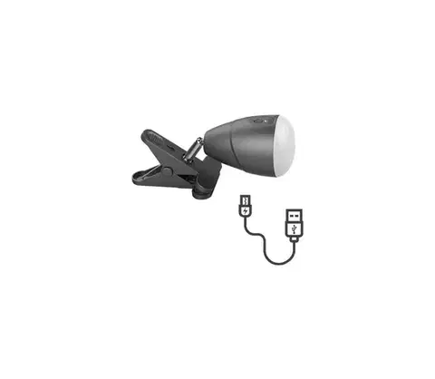 Lampy  LED Lampička KLIP s USB nabíjaním LED/5W/5V 4000K 08967L
