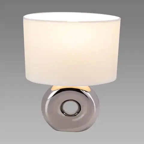 Lampy do obývačky Lampa Golf E14 chróm/biela 03544 LB1