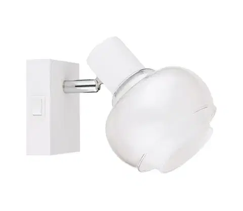 Svietidlá Globo 54309-1W - Nástenné bodové svietidlo TOKKI 1xE14/40W/230V biela 54309-1W