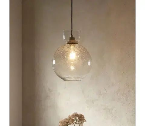Svietidlá Endon 107948 - Luster na lanku 1xE27/10W/230V zlatá/dymovo-šedá 107948