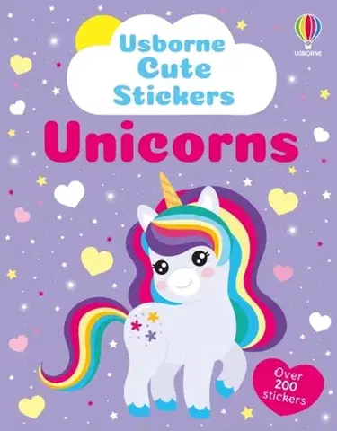 Nalepovačky, vystrihovačky, skladačky Cute Stickers Unicorns - Kate Nolan