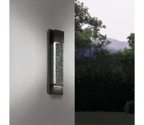 Záhradné lampy Eglo 98153 - LED Vonkajšie nástenné svietidlo VILLAGRAZIA 2xLED/3,3W/230V IP44 98153
