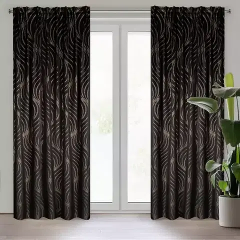 Závesy do spálne Záves VICTORIA 140X270 na páske FLEX 397627