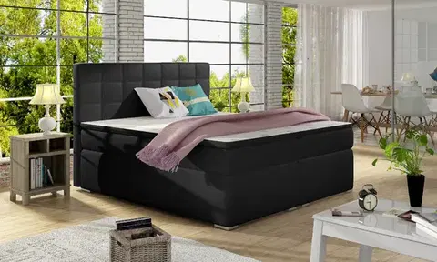 Postele ArtElta Manželská posteľ ALICE Boxspring | 140 x 200 cm Alice rozmer: 140x200 cm, Alice farba: Soft 11