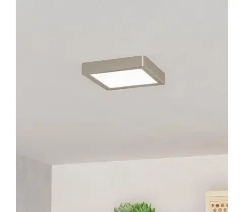 Svietidlá Eglo 901319 - LED stropné svietidlo FUEVA LED/7W/230V 2700/4000/6500K 15x15 cm chróm 901319