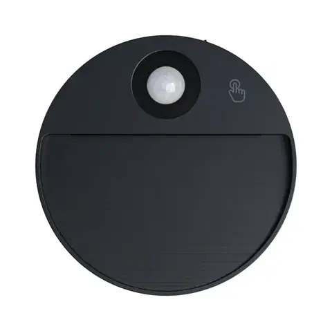 Lampy do obývačky Luster snímač pohybu RGB SELVIK O 66778 BLACK