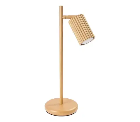 Lampy  SL.1567 - Stolná lampa KARBON 1xGU10/10W/230V zlatá SL.1567