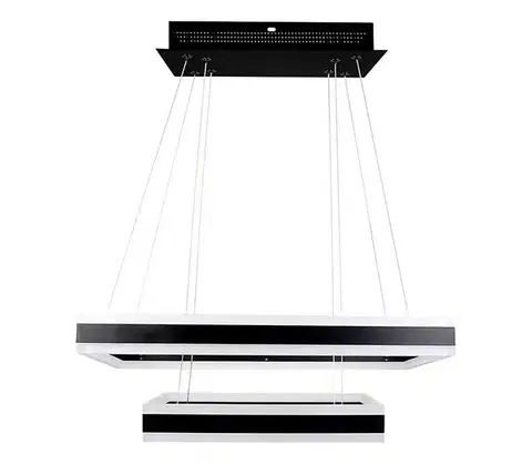 Svietidlá  LED Stmievateľný luster na lanku LED/113W/230V 3000K čierna 213987